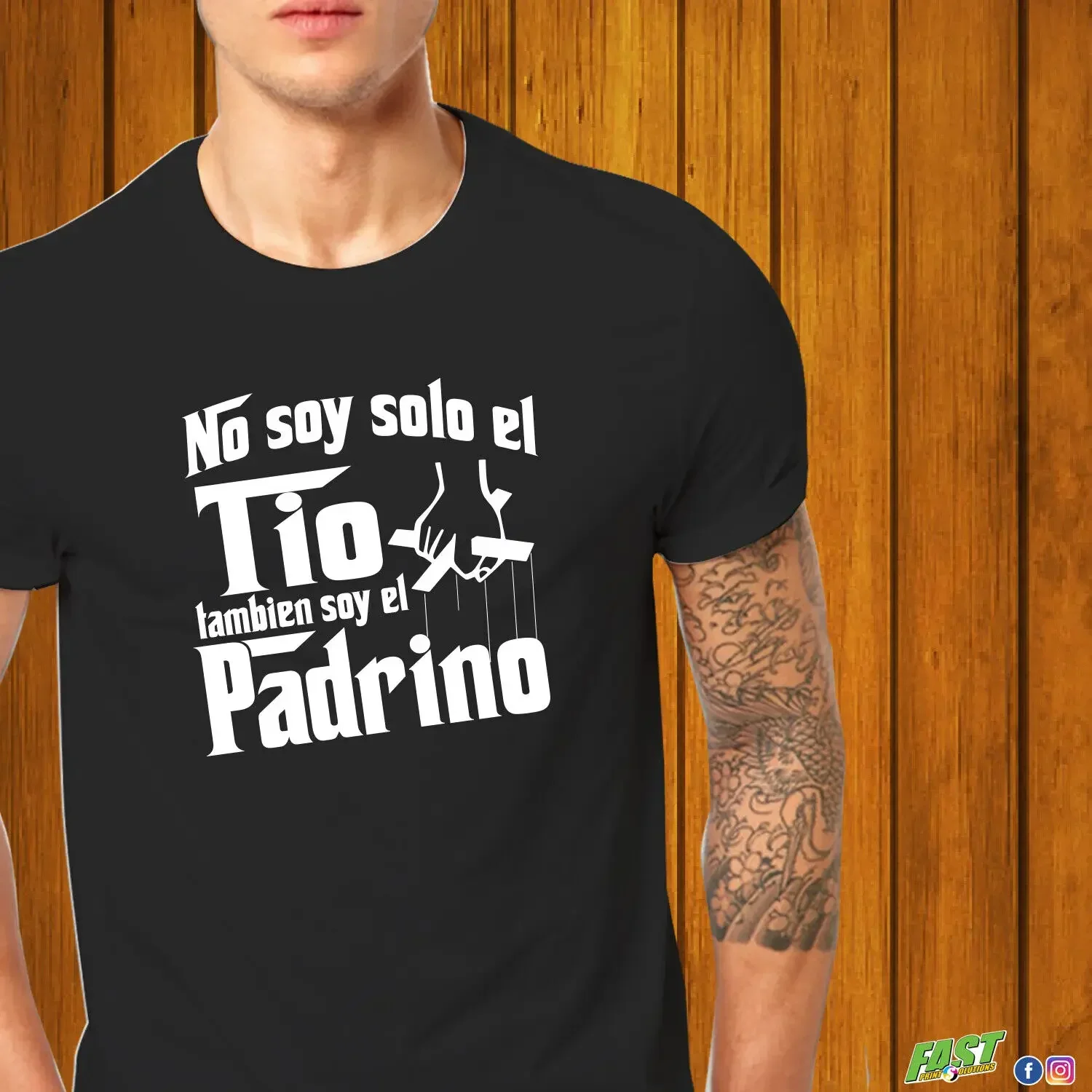 Camiseta No Soy el Tio soy el Padrino, Mafia Tshirt, Padrino shirt