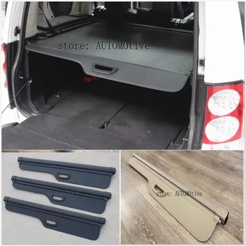 

Car Trunk Security Shield Cargo Cover For Land Rover Discovery 4 LR4 2010-2016 High Quality SHELF KEEP OUT SCREEN RETRACTABLE