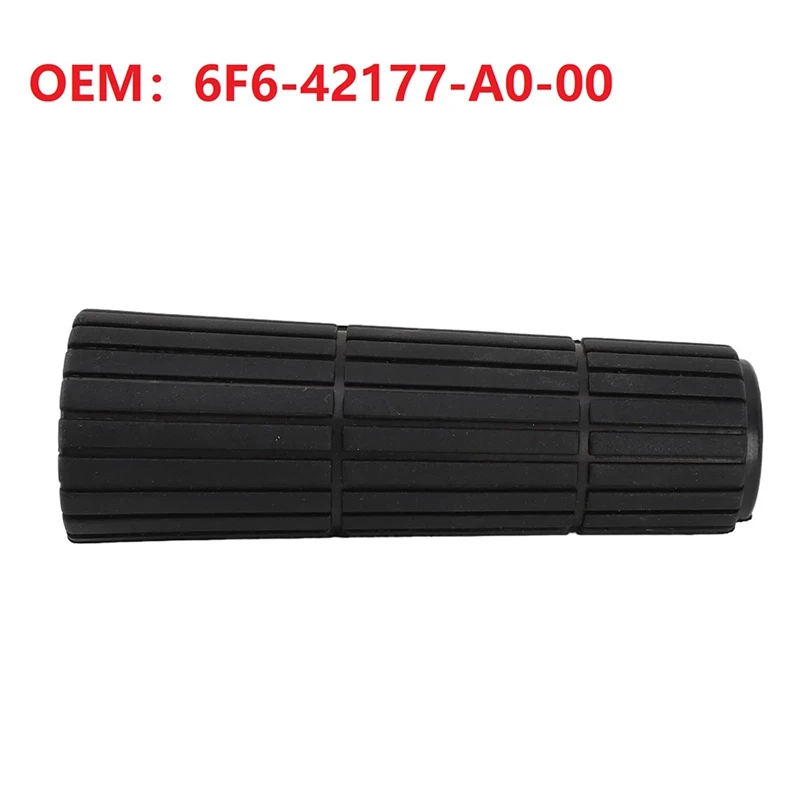 Rubber Handle 6F6-42177-A0-00 Slip Resistant Boat Motor Steering Handle Fit For Yamaha Outboard 25‑75 HP Model