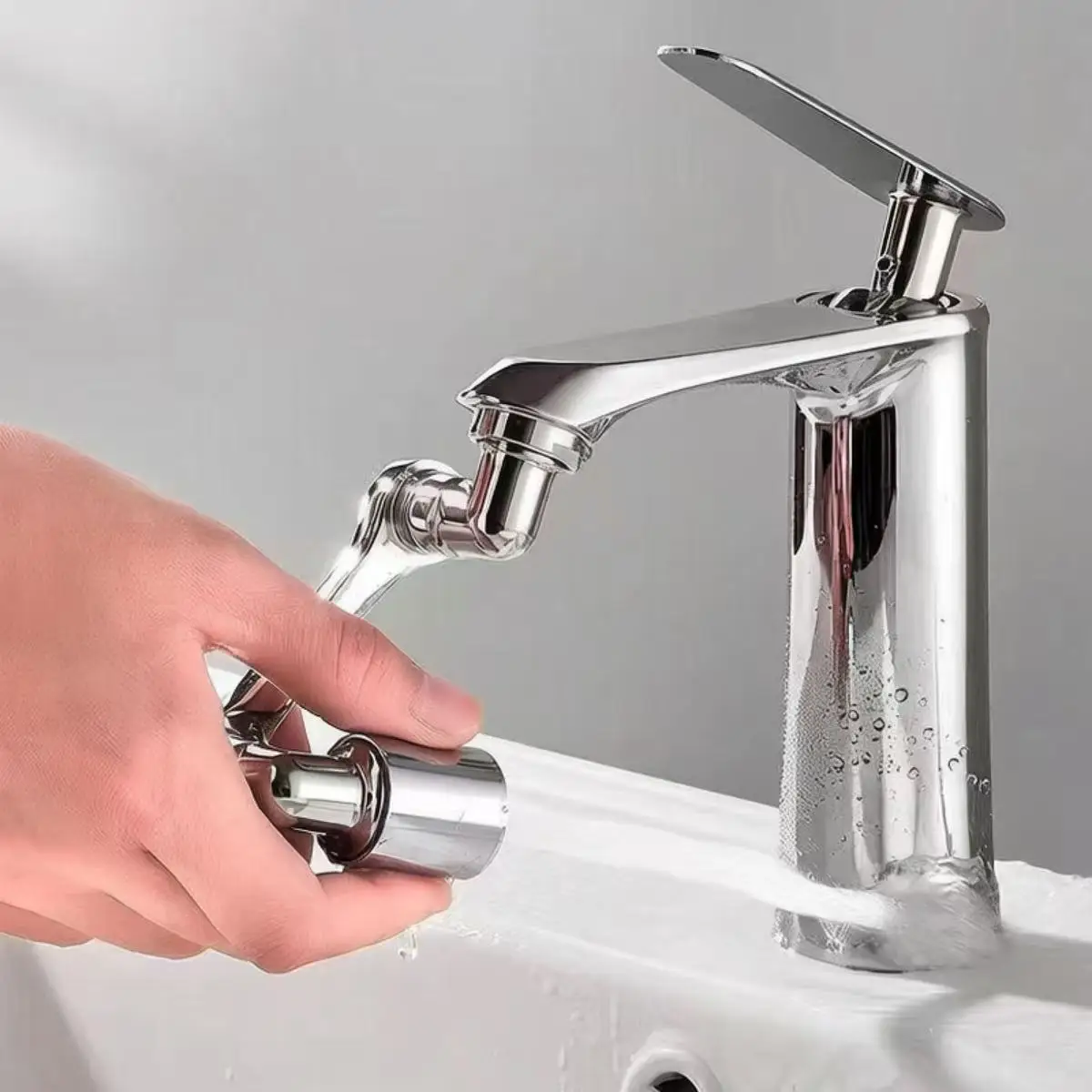 Universal 1080° Rotation Faucet Sprayer Head For Kitchen Washbasin Extension Faucet Bubbler Sink Tap Splash Nozzle