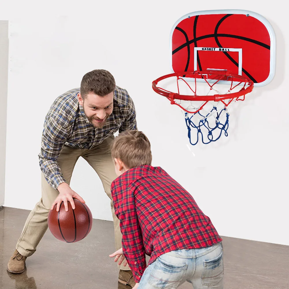 

Basketball Hoop with Ball and Pump Portable Basketball Hoop Adjustable Basketball Hoop Set Indoor Outdoor Play for Kids