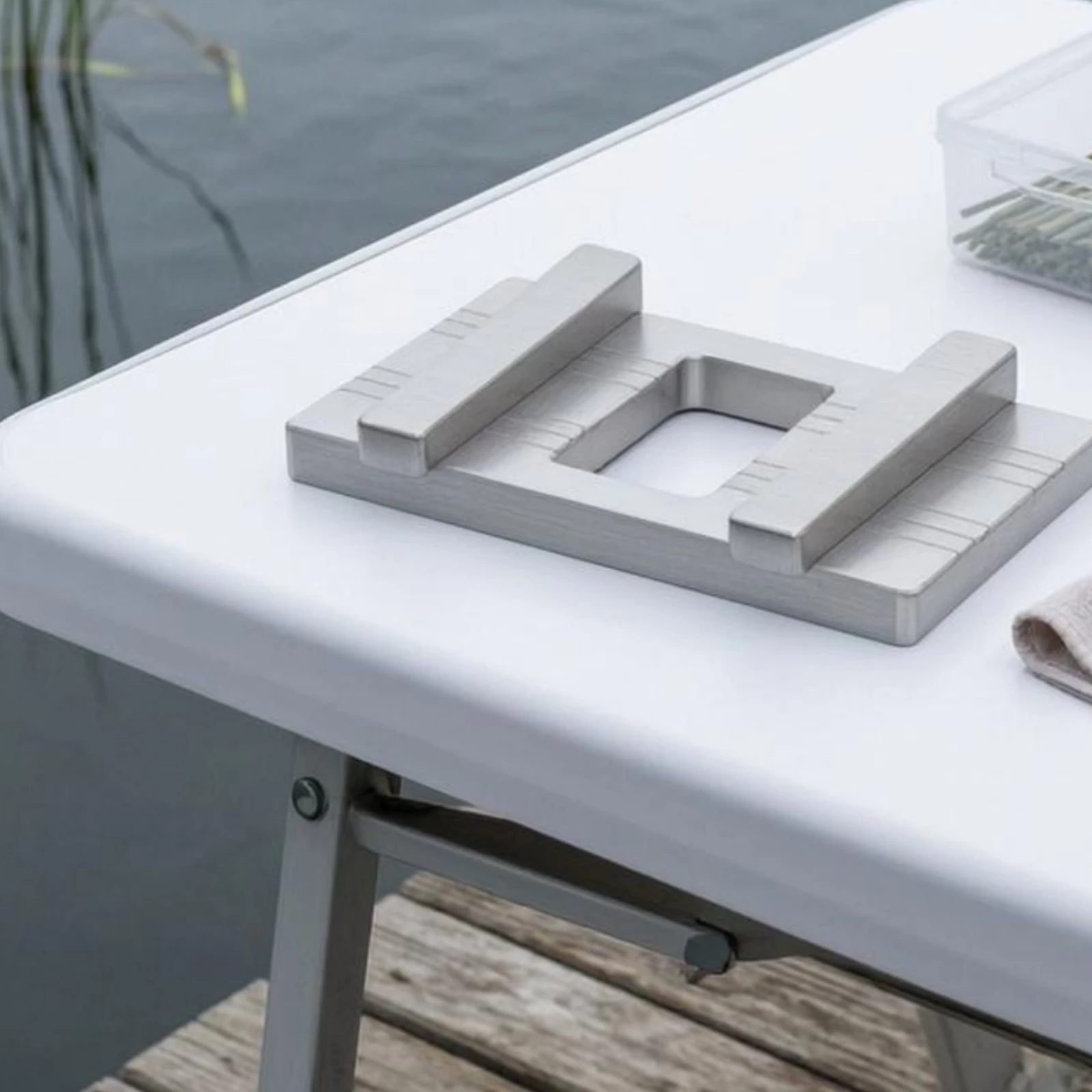 Attractive Docking Plate Double-Sided Slot Rectangular Aluminum Plate Square Opening