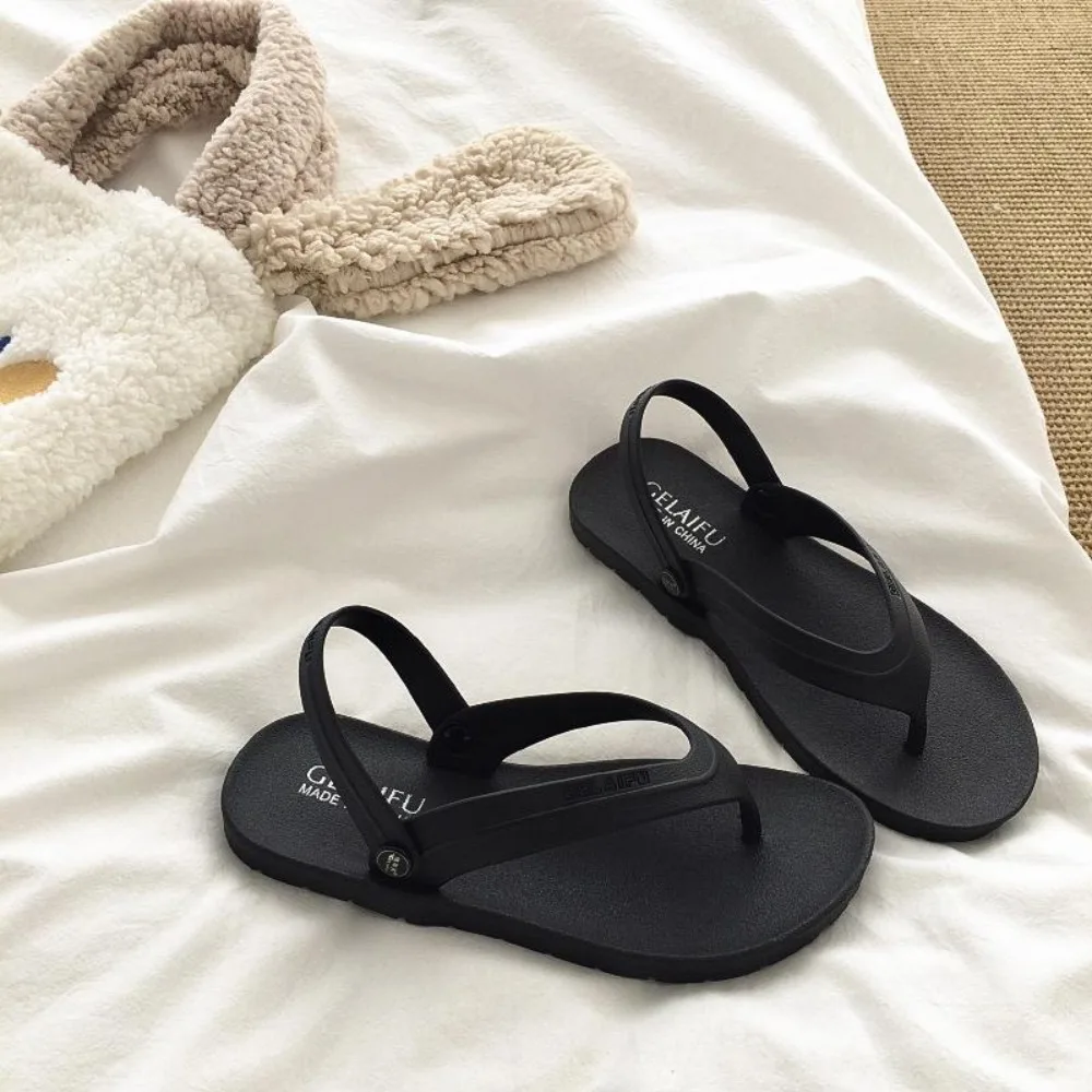 

Casual Anti Slip Slides Sandals PVC Beachwear Sandals Women Men Anti Odor Shoes Thick Soled Slippers Beach