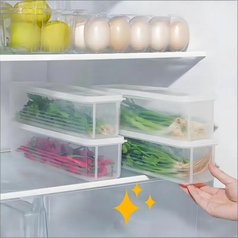 Storage Box Fresh-keeping Food Container Cold Refrigerator Sealed Kitchen Fresh Fruit With Lid Jars Accessories Gift
