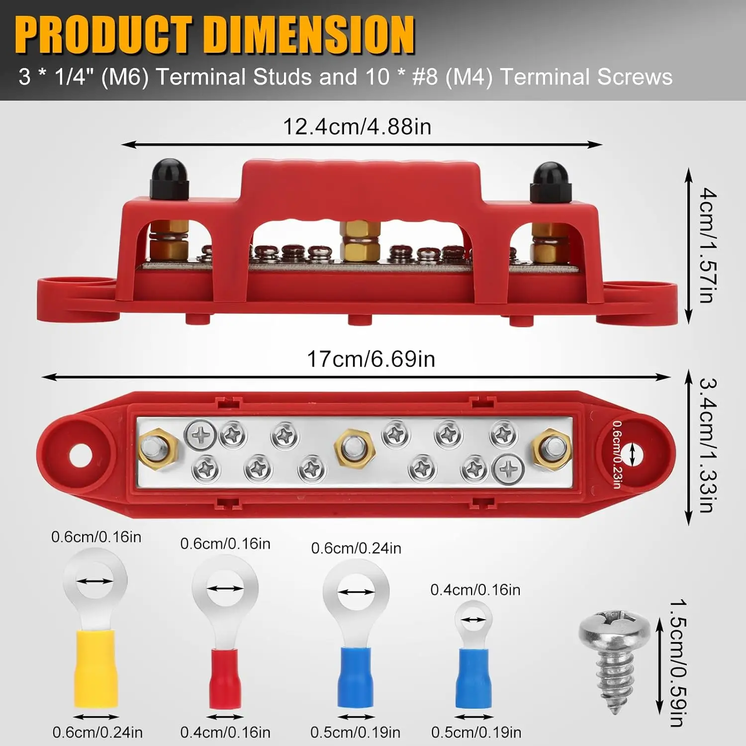 AA83 2Pcs Bus Bar,1…