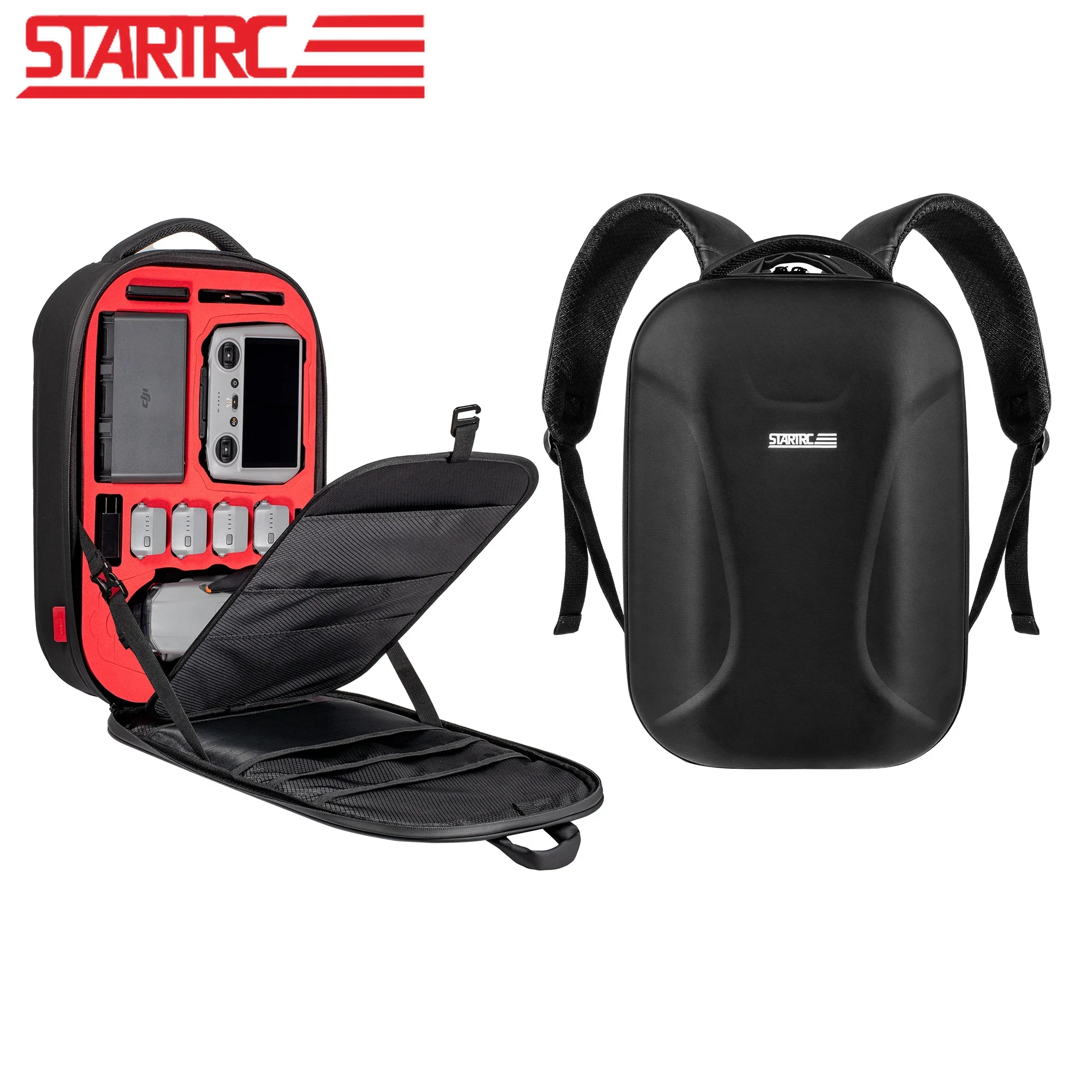 STARTRC M3 Backpack for DJI Mini 4 Pro/Mini 3/Air 3S/Mavic 3 Pro Accessories Storage Bag Hard Shell Waterproof Travel Knapsack