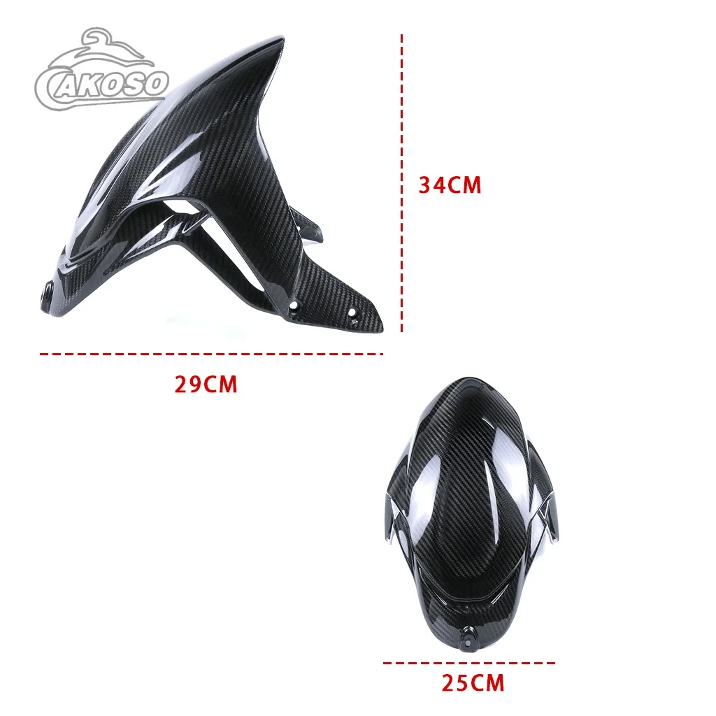 For MV Agusta Brutale 800 RR Dry carbon fibe motorcycle shell accessories front fender 3K weave glossy