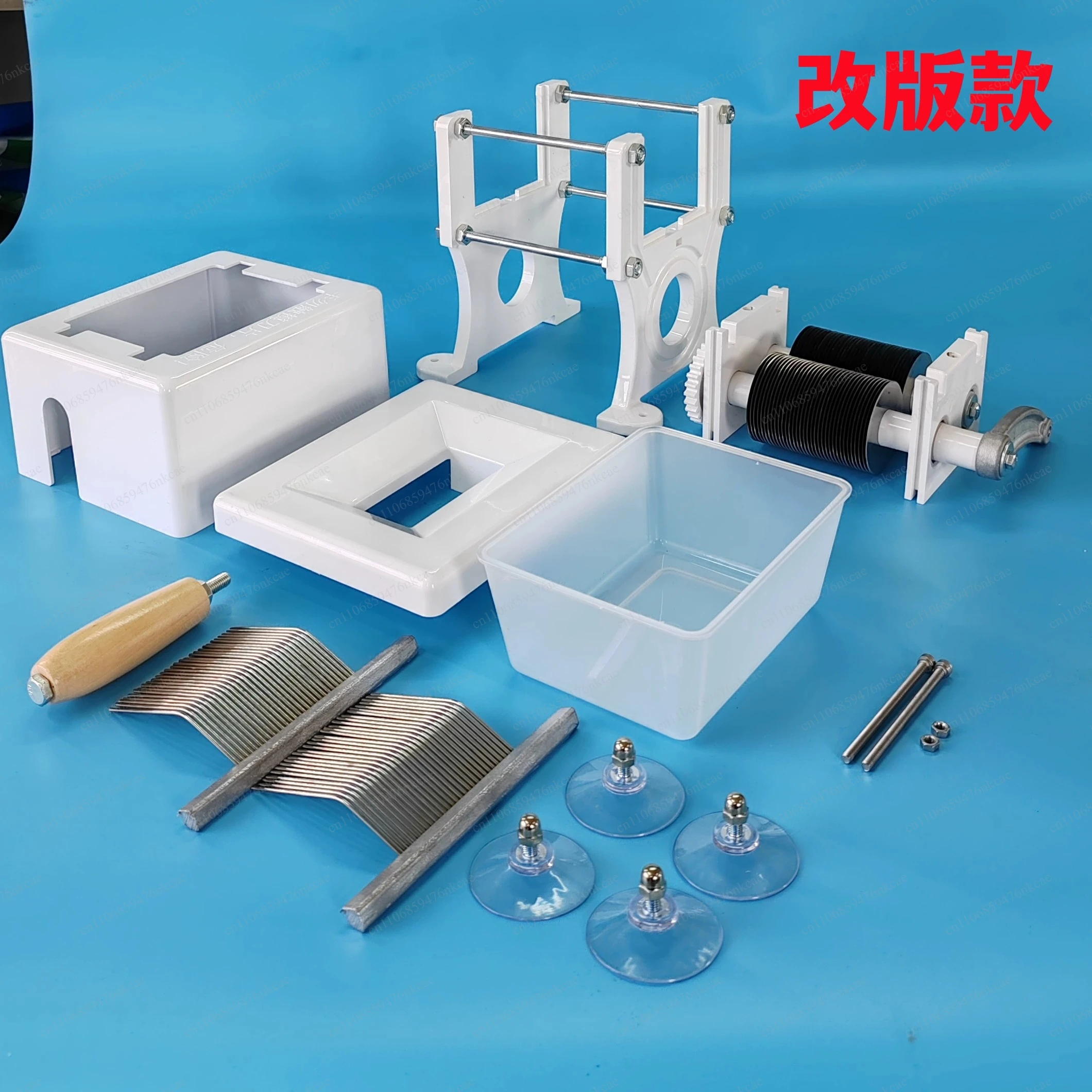 Manual meat slicing machine 1.5mm high configuration stainless steel hand crank,shredding, diced cutting, cooked fresh machine