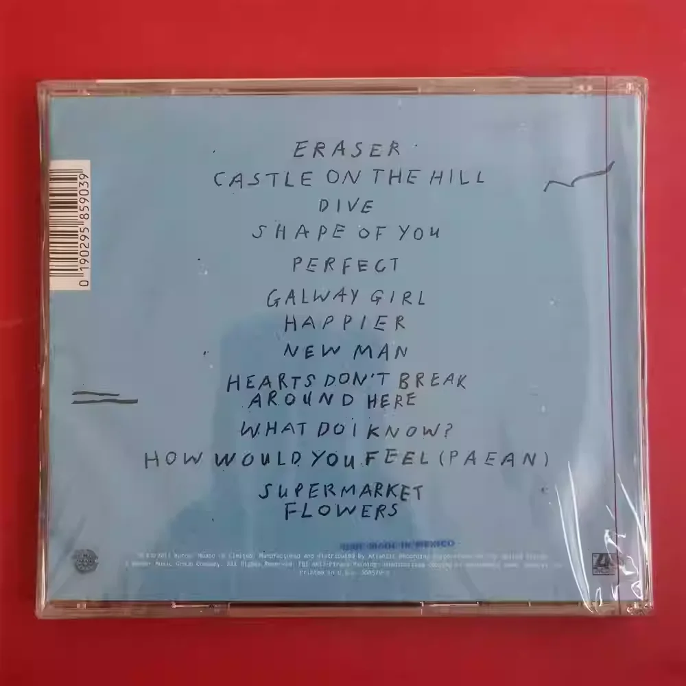 Classic Pop Album Ed Sheeran Music CD ÷ (Divide) Music Record Cosplay Walkman Car Soundtracks Box Gifts Party Music Collection view 2
