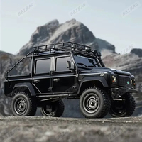 MN MN111 D110 2.4G Rc Car RTR Version 1/18 4WD Climbing Car 180 Motor LED Light Portal Axle Metal Body Shell Children Toy Gift