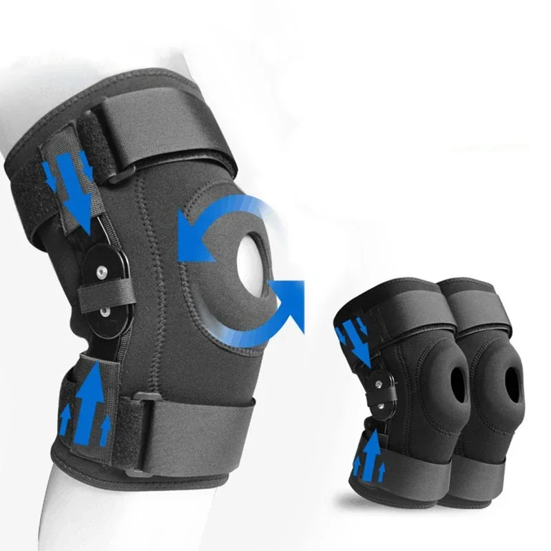 1PC Adjustable Hinged Knee Brace Knee Support Wrap for Meniscus Tear Patellar Tendon Support Pain Relief Strains Sprains etc