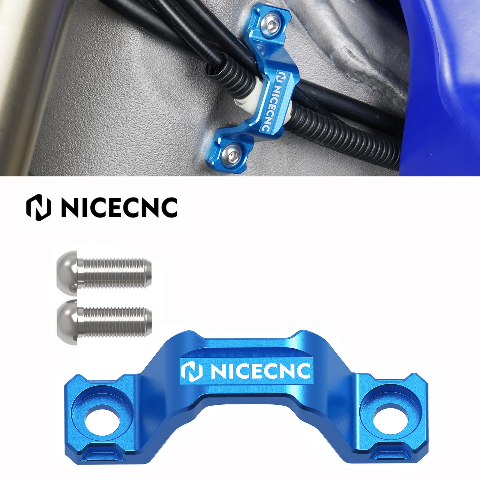 

For Yamaha YZ125 YZ250 2005-2024 YZ250X 2016-2023 YZ125X 2020-2023 YZ 125 250 250X NICECNC Engine Clutch Line Wire Harness Clamp