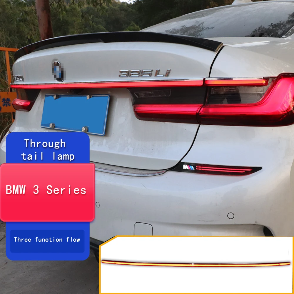

Светодиодные задние фонари багажника для BMW 3 серии G20G21 G28 320d 330e 330i 340 2019-2022, стоп-сигнал, подвижный указатель поворота