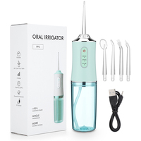 Electric Sonic Oral Irrigator 3 Modes Dental Irrigator Water Flosser Jet 220ml Dental Calculus Removal Teeth Cleaner Whitener