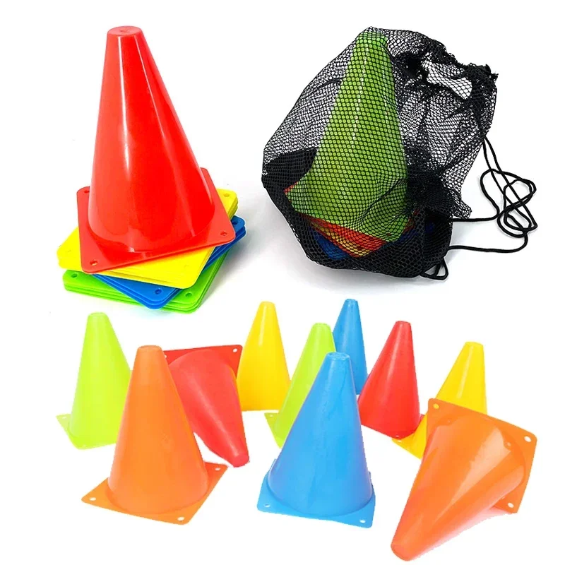 

Cone Roller Pile Springback Marking Cup Symbol Sports Accessori 1/5pc 18CM Sign Bucket 6Inch Barrier Football Road Flat Training