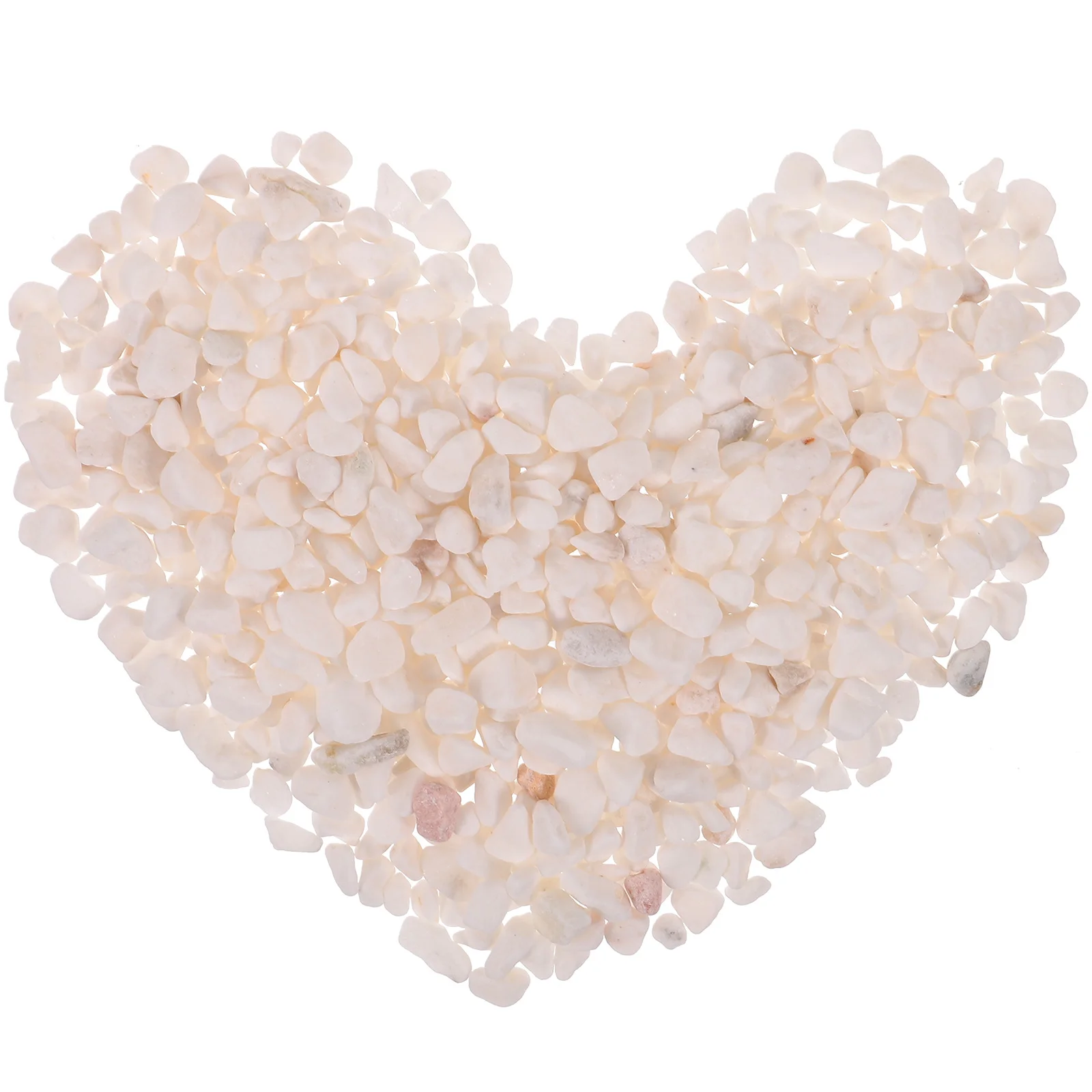 

White Jade 500g Fish Tank Stones Smooth Decorative Compact Aquarium Stones Aquarium Gravel Garden Landscape Rocks Pet Supplies