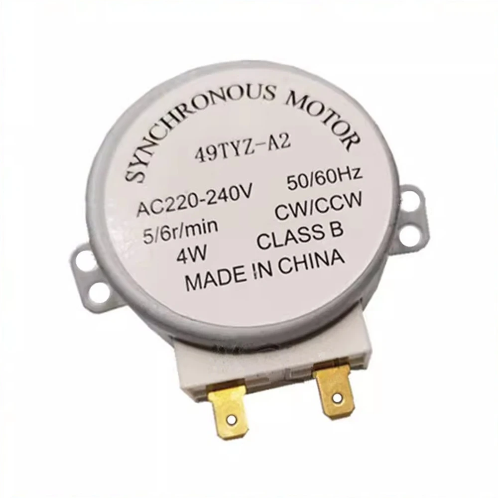 Rotary table synchronous motor for 4W49TYZ-A2 microwave oven glass disc D-axis tray motor 220-240V 4W