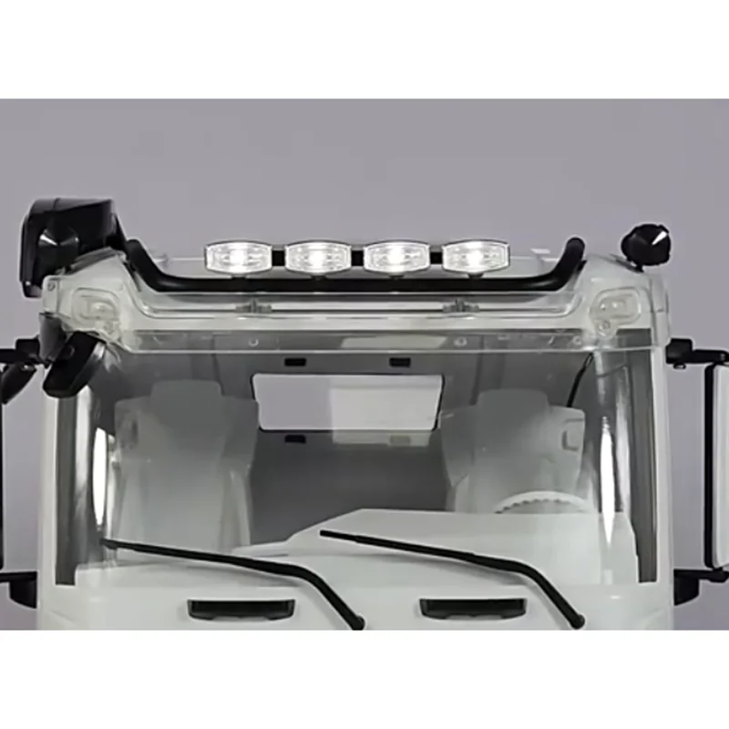 RC Truck LED Simulation 4 Roof-Mounted Spotlights for 1/14 Tamiya ACTROS AROCS 3363 1851 for Scania 770S R620 for VOLVO FH16