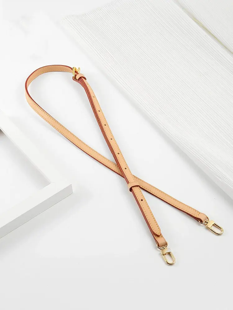 Leather Bag Strap For LV Neverfull Shoulder Straps 100% Genuine Long Replacement Adjustable Crossbody Belts Bag Accessories