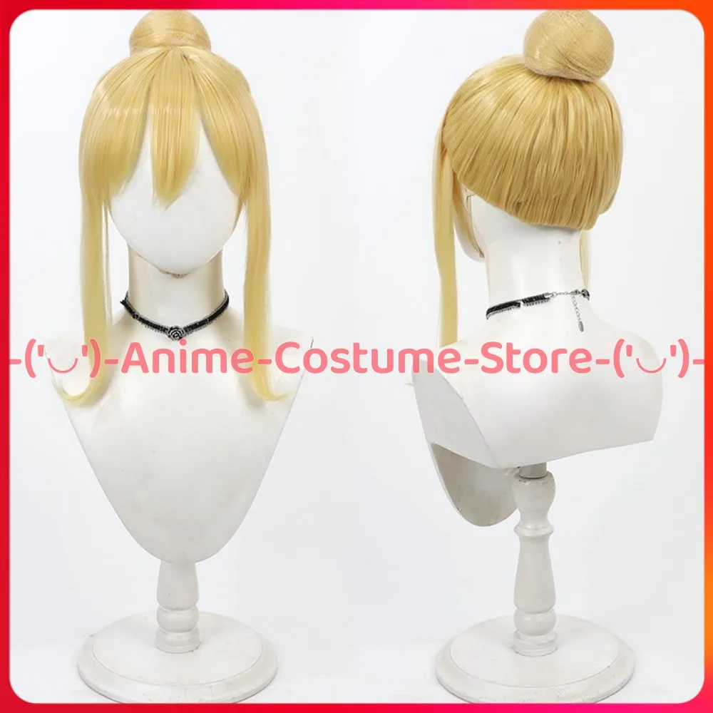 

Fairy Tail Lucy Heartfilia Cosplay Wig Bun Style Anime Game Character Halloween Carnival Party Costume Wigs Heat Synthetic Hair