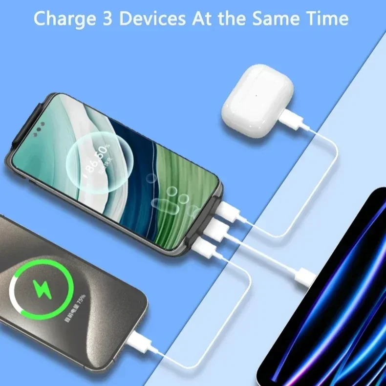 JayoWade 10000mah Universal Power Bank for Sony Xperia Series 1 VII V IV VI Xperia 5 II III Xperia Pro-I Battery Charger Case view 5