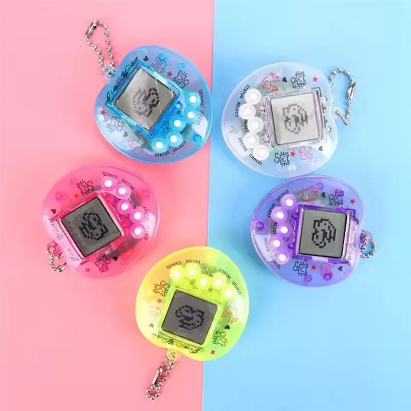 Gran oferta, divertidos juguetes electrónicos Tamagotchi para mascotas, llavero de juguete Virtual nostálgico para mascotas, juguetes de regalo para niños, juego de huevos para mascotas