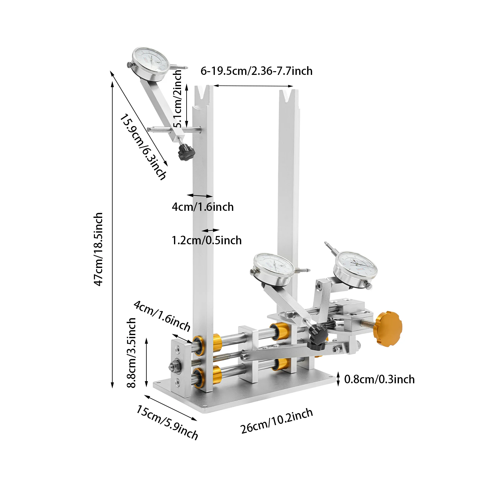 حامل عجلة دراجة من سبائك الألومنيوم قابل للطي مع شريط تثبيت، أنودة القطع باستخدام الحاسب الآلي، هدية مثالية لعشاق ركوب الدراجات