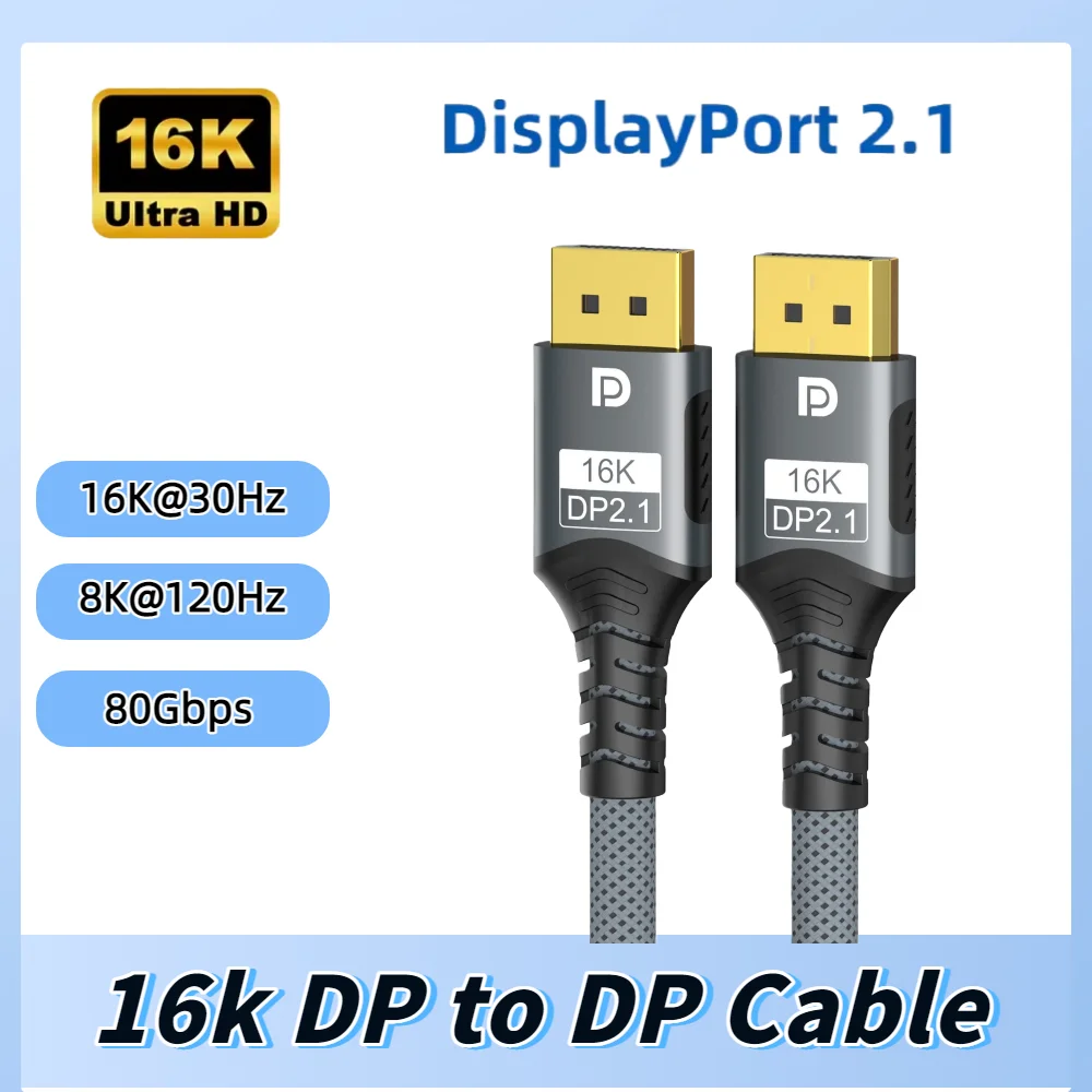 Displayport 2.1 16K…