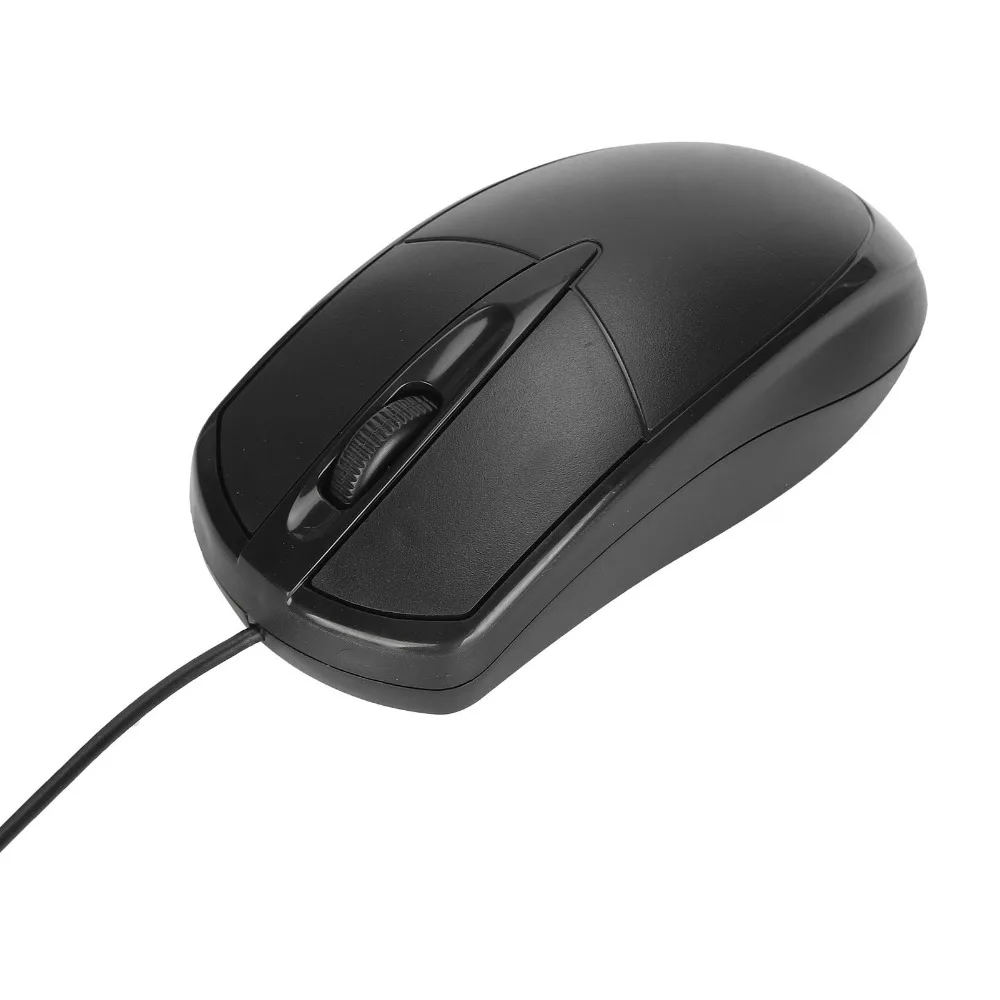 Lightweight Plug and Play USB Wired Mouse Silent Responsive Office Mouse Corded Mouse Home Office Work