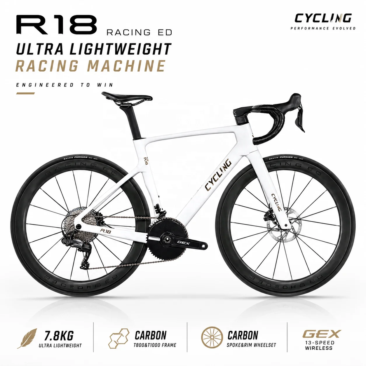 Lightweight Carbon Fiber Road Bike Wheelset Aerodynamic Racing Bicycle Wheels for High-Speed Performance & OEM ODM Customization