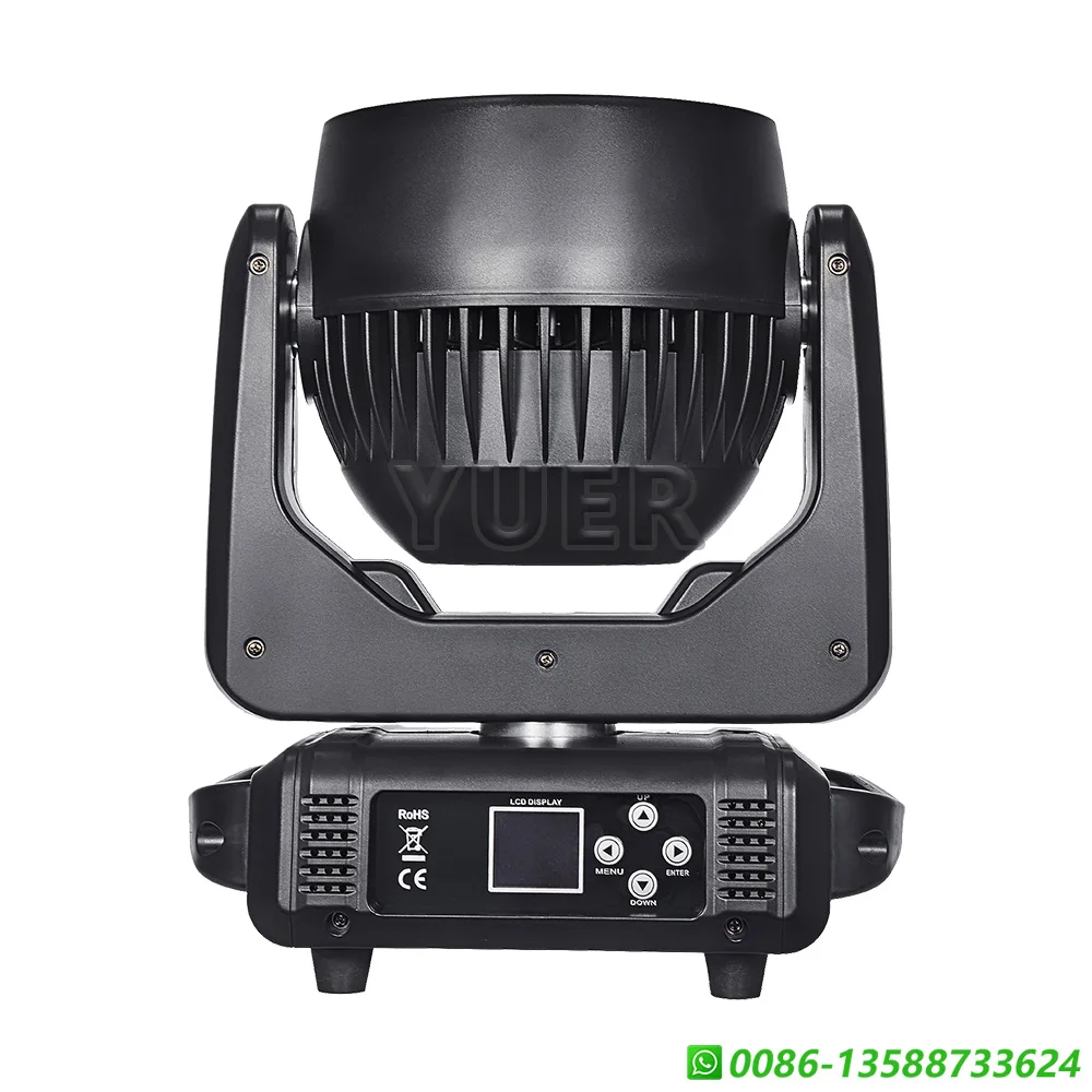 2PCS/LOT Beam Wash 19x15W RGBW Zoom Moving Head Lighting For Disco KTV Party Audience Party Wedding Stage Lighting Dj DMX Strobe