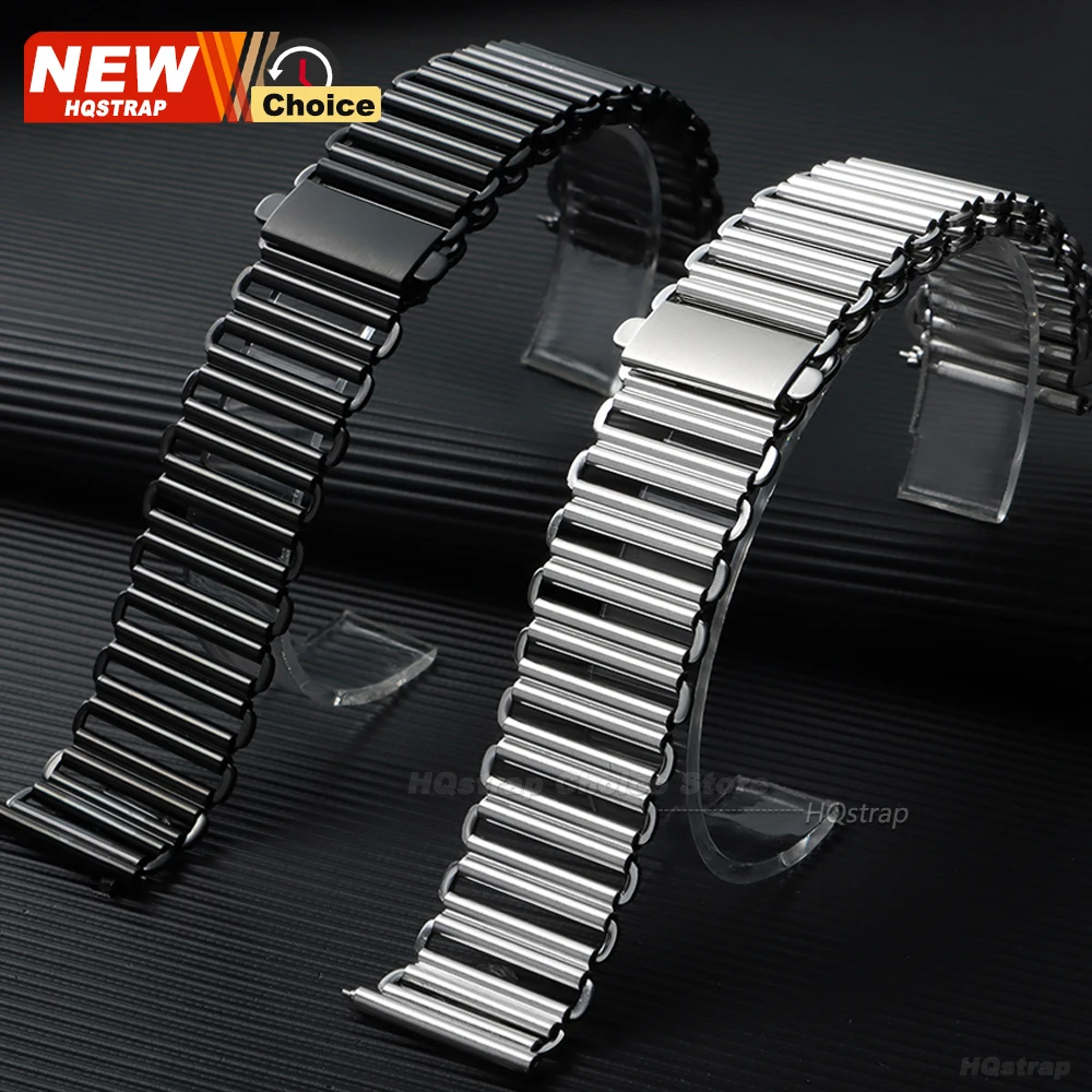 Metall-Bonklip-Uhrenarmband 18mm 20mm 22mm Schnellverschluss Universal-Armband Edelstahl-Armband für Männer und Frauen – Detail 2