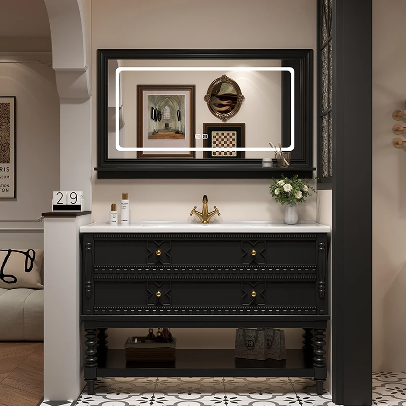 

Большой деревянный шкаф для ванной комнаты в китайском стиле, модный, креативный, необычный, уникальный, декоративный, для дома, мебель для дома.