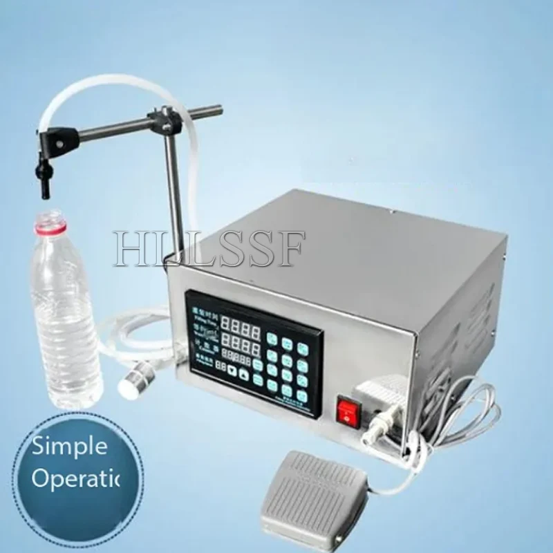 All Stainless Steel Shell CNC Liquid Filling Machine Single Chip Microcomputer Control Water Automatic Filling machine
