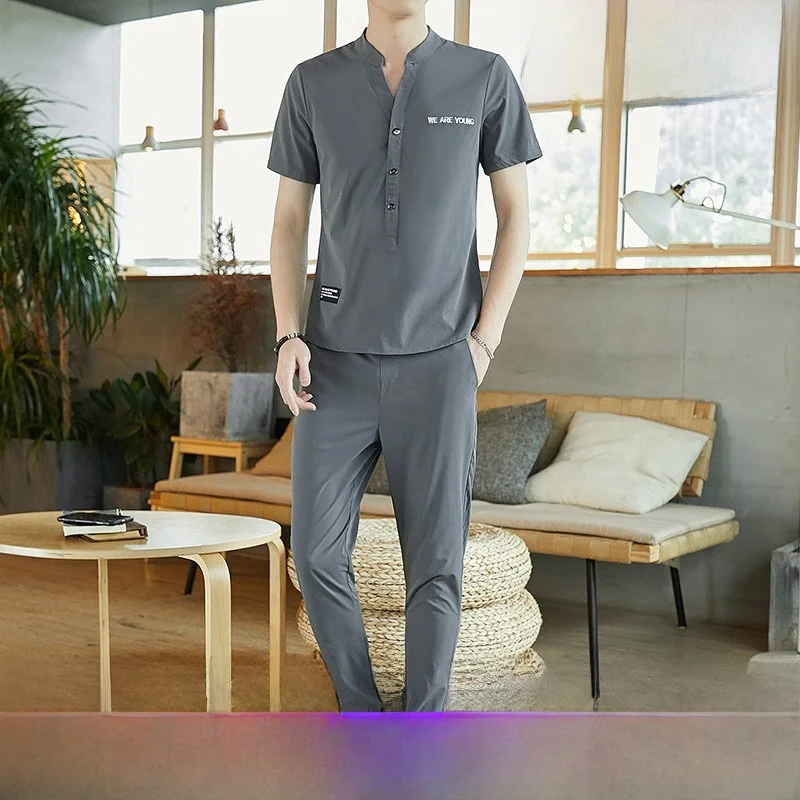 

Chinese Traditional Massage Therapist Workwear ort Sve Slim Fit Youthful Sle Summer T-irt for Foot Bath And Health Care