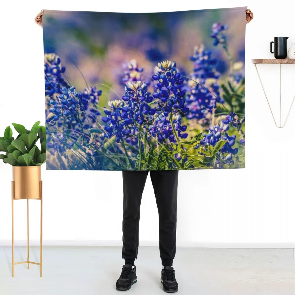 Texas Bluebonnets Throw Blanket Decorative Beds Blankets For Sofas for sofa For Baby Soft Beds anime Blankets