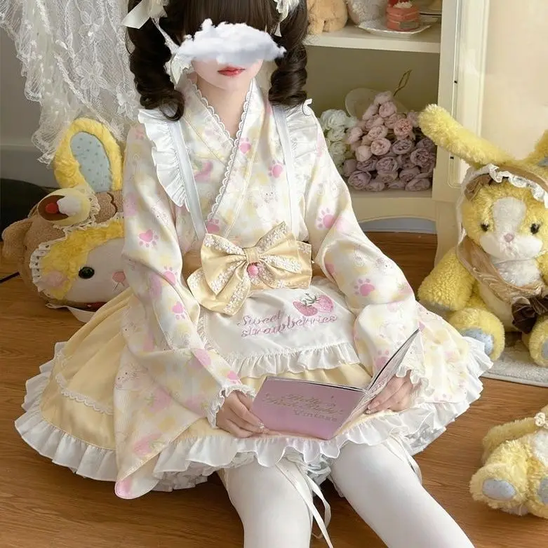 Kép 6: Eredeti Design Lolita ruhát aranyos majd Becsavar Cseléd ruhát Andalító majd Elhűl Árad vmiből Egynapi út  Födémgerenda ruhát Nők vestidos