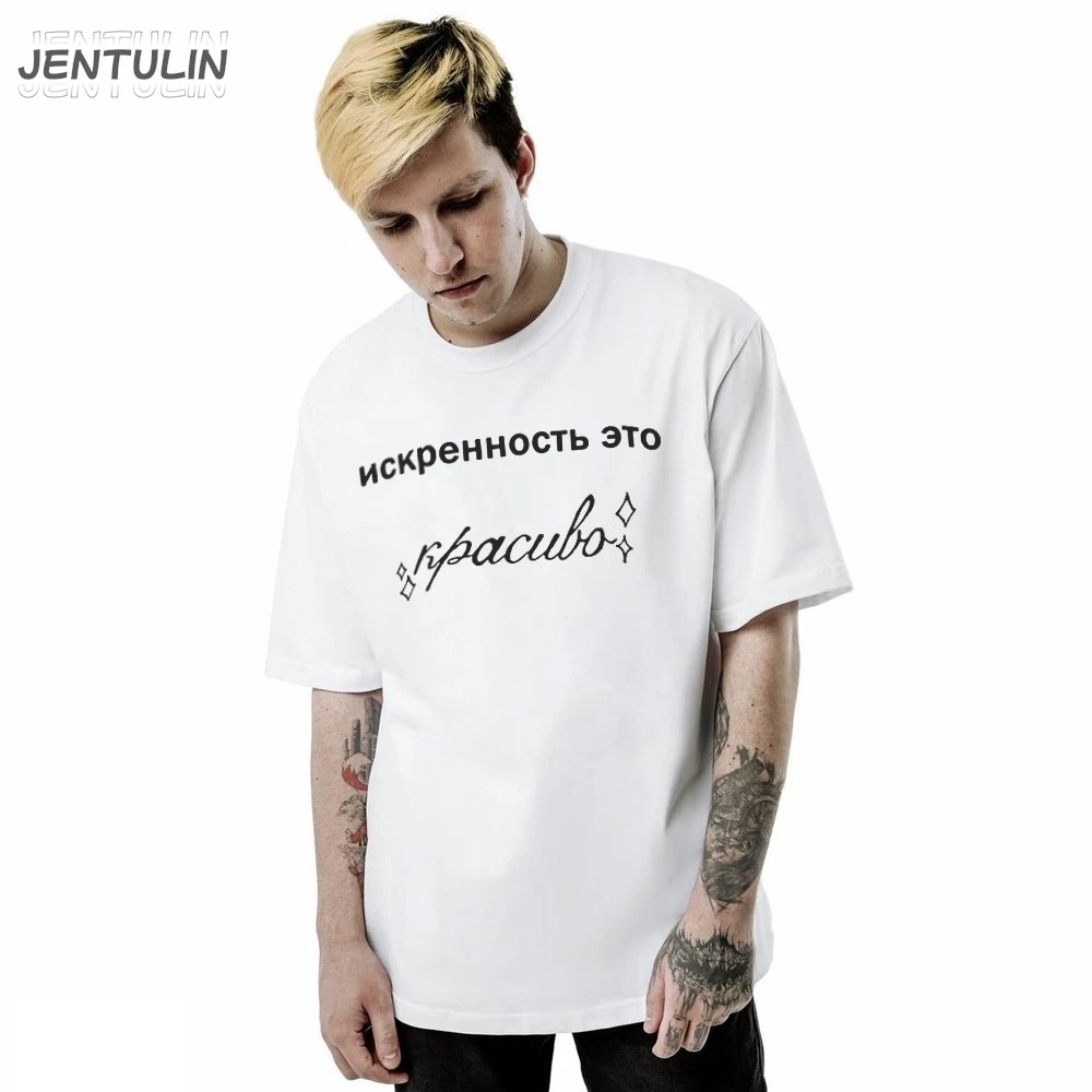 ملابس الشارع الشهير كبيرة الحجم للرجال تي شيرت هيب هوب كوري قوطي مطبوع عليه جرافيك هاراجوكو بأكمام قصيرة تي شيرت هيب هوب كوري قوطي Y2k