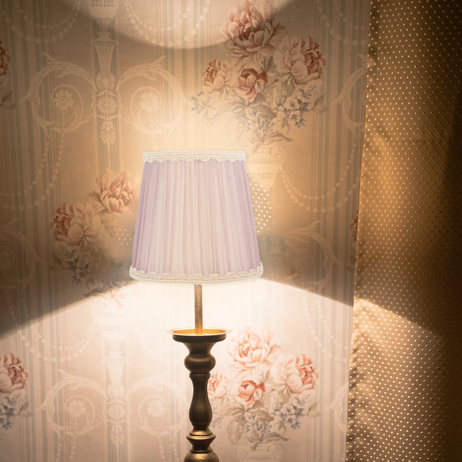 

E14 Cloth Lamp Shade Handmade Fabric Lamp Cover For Home Hotel Living Room Dining Room Decoration Light Diffuser