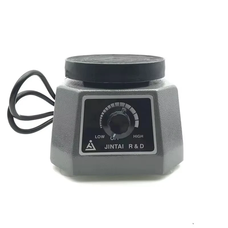 JG-14 Vibrating Plate Vibrating Table High Power Vibrator 4" Small Size Round Plaster Oscillator Non-Slip Lab Vibrator