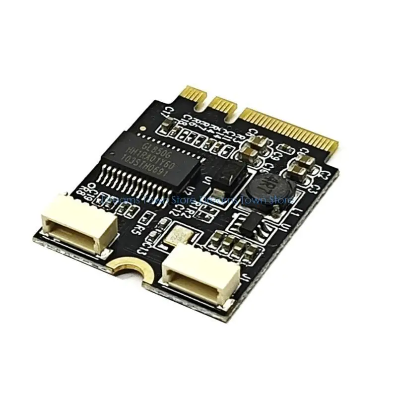 HX6A Fast Speed WIFI to USB Converters, NGFF to 2 USB 2.0 Ports for Connectivity