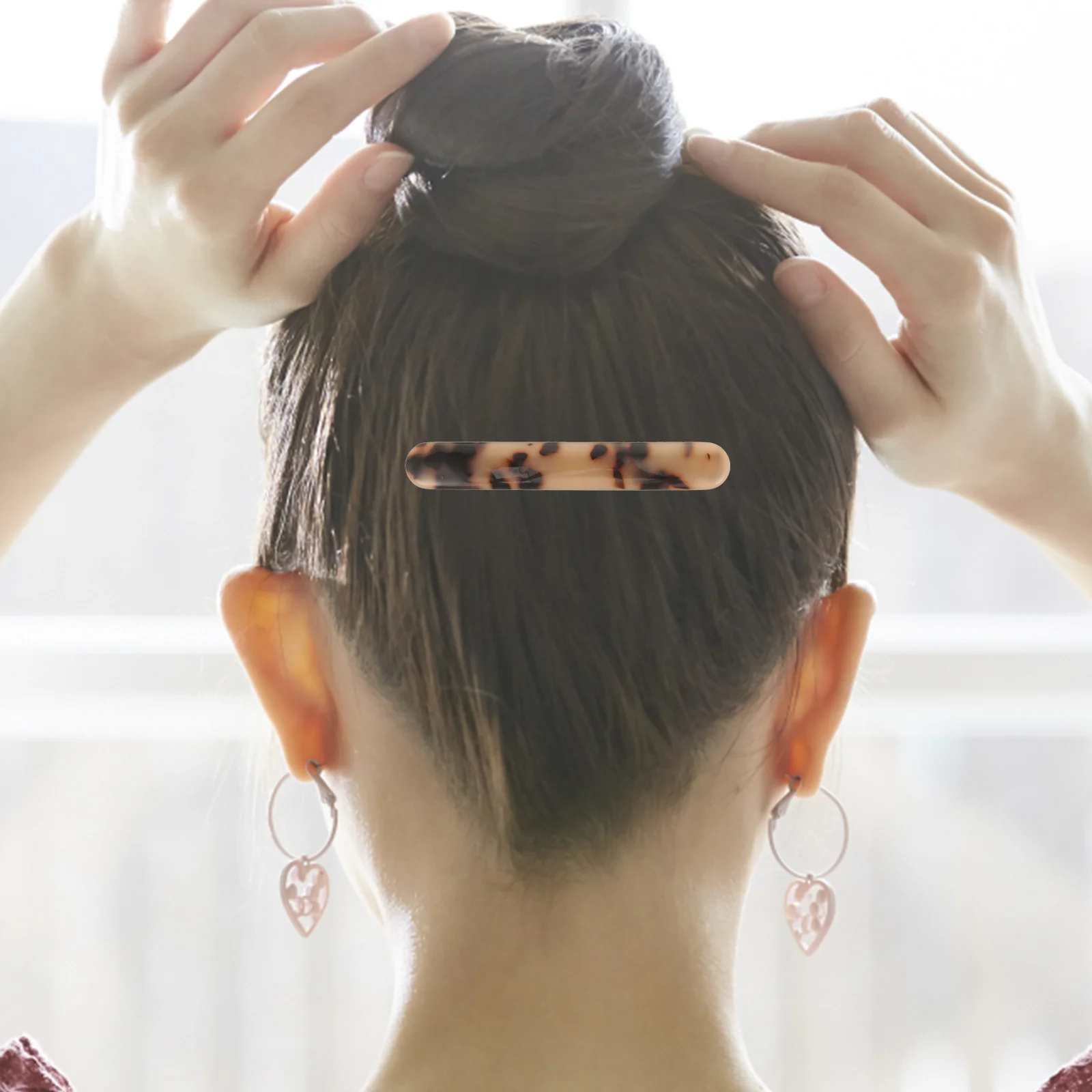 3Pcs Hair Clips Elegant Acetate Hairpins Non-Slip Holders for Women Fashion Hair Styling Accessories Party Wedding Use