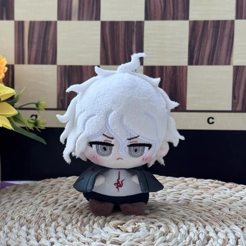 Anime jogo danganronpa3 kokichi oma kawaii cosplay algodão dango boneca chaveiro pingente plushie mini chaveiro brinquedo figuras fãs presente