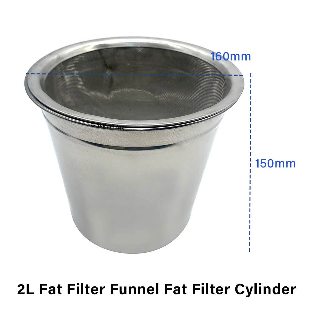 Fat Filter Funnel Fat Filter Cylinder 2L Fat Transfer Tool Liposuction Tools 1set