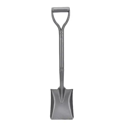 모든 금속 정원용 삽, 파기용 모든 금속 삽, 정원 심기용 소형 삽, 짧은 둥근 D형 손잡이, Mn 스틸, 76cm