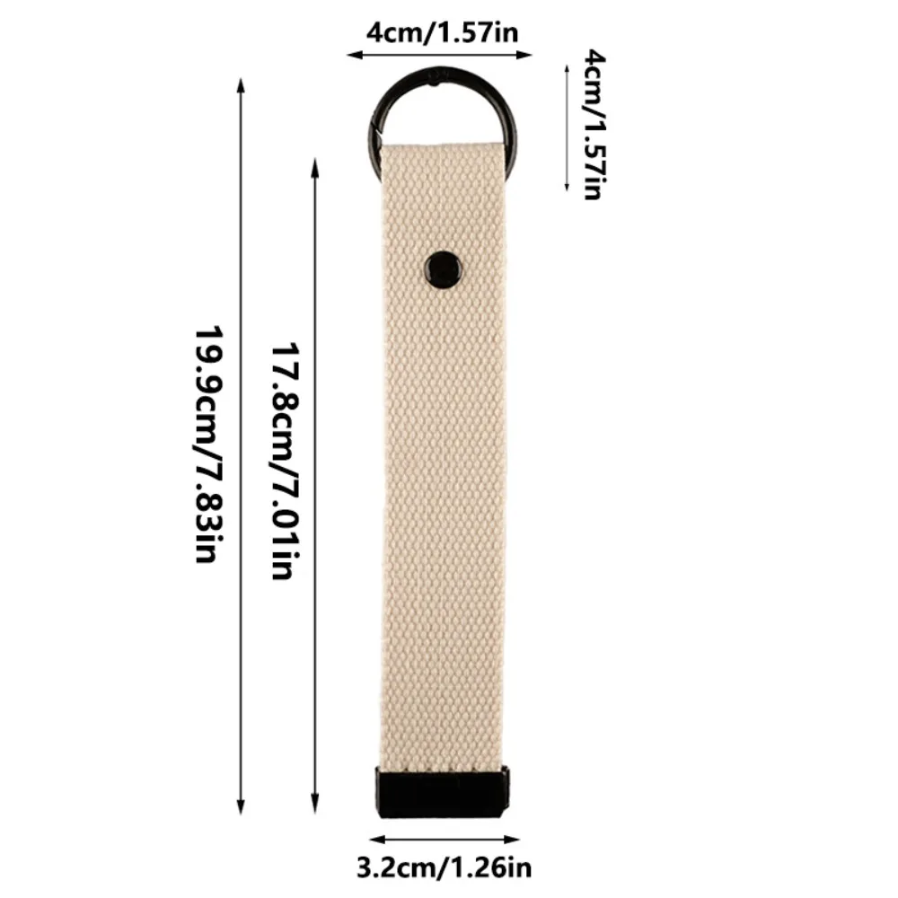 Хлопковый ремешок, красочная лента, веревка, брелок, простой прочный брелок для ключей, ремешок INS, универсальный ремешок из холста «сделай сам», подвески для сумки
