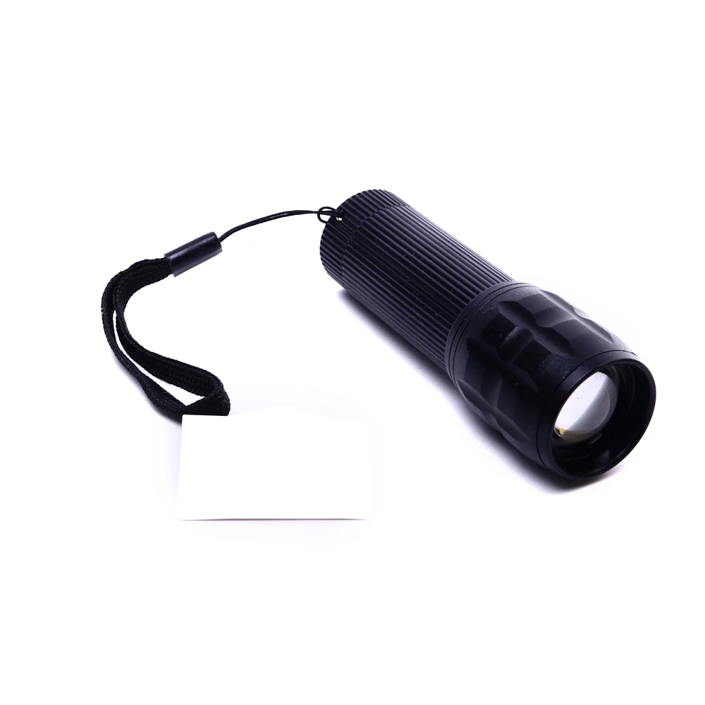 Super Zoom Flashlight Watton Wt-050 250 MT light color:white plastic hunting, camping,home, school, car, hotel, restaurant ,Ship