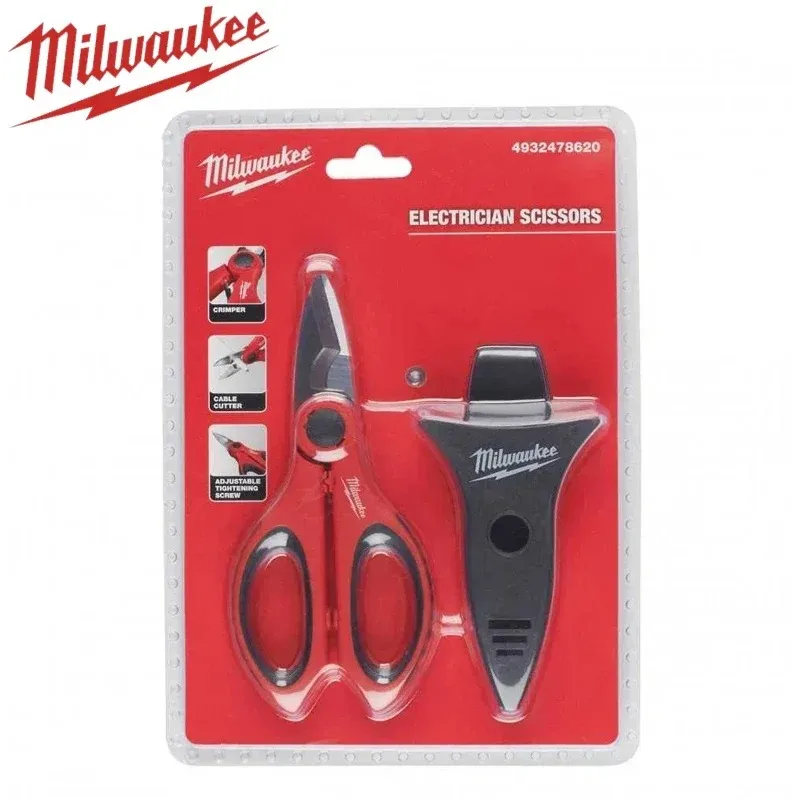 MILWAUKEE 4932478620 Forbici per elettricisti con accessori per elettroutensili di stoccaggio Utensili manuali Forbici