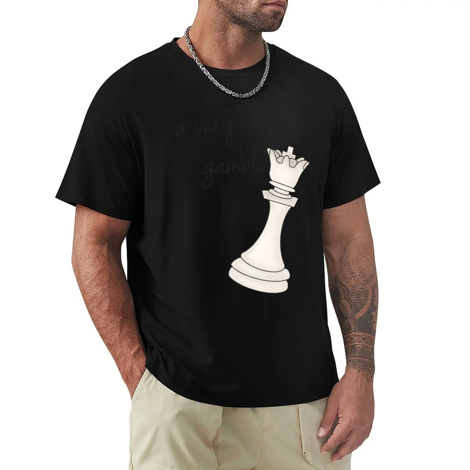 Camiseta A Very Risky Gamble, camiseta deportiva de talla grande para gimnasio