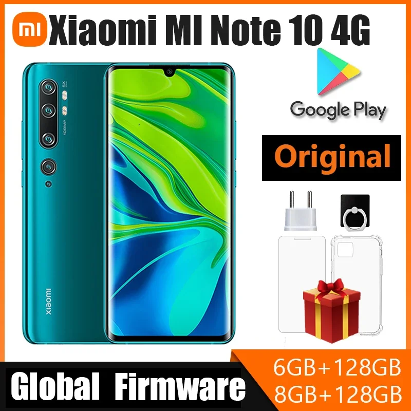 Xiaomi Mi Note 10 4G  CC9 Pro Mobile Phone Snapdragon 730G 5260mAh Battery 6.47 inch AMOLED Display 30W QC